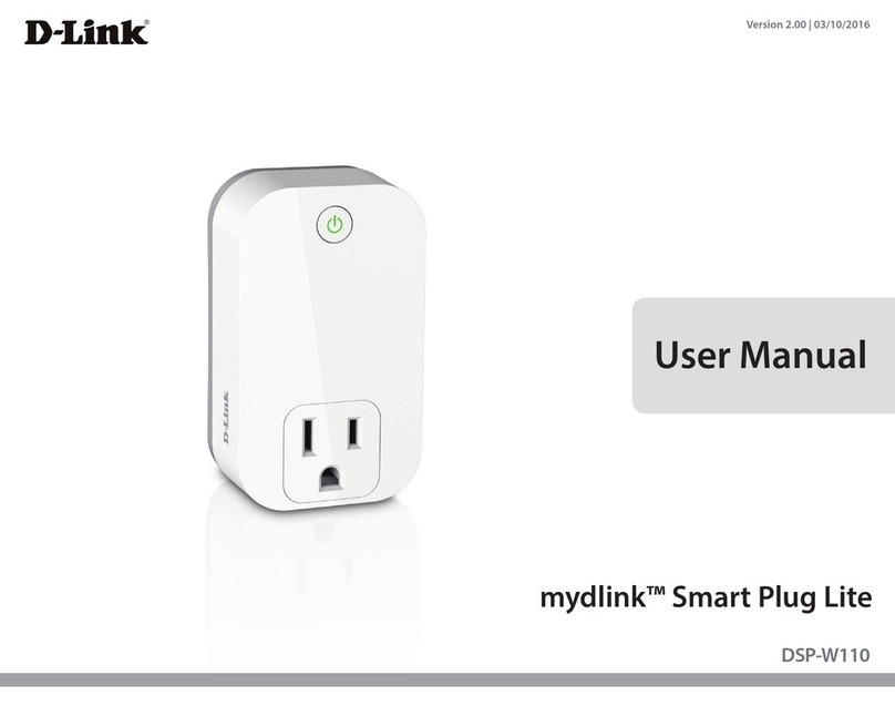 D-Link mydlink Smart Plug Lite User manual D-Link mydlink Smart Plug Lite User manual