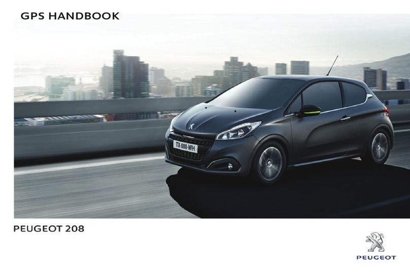 PEUGEOT 208 Touch Screen Navigation Handbook