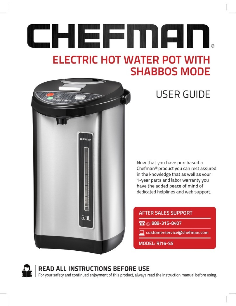 Chefman RJ16-SS user guide