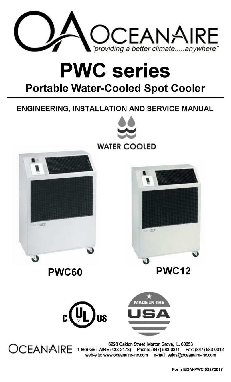 QA OCEANAIRE PWC60 Engineering, installation and service manual