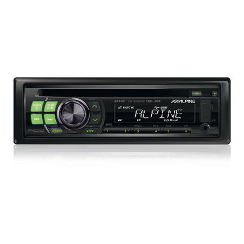 Alpine CDE-120R User manual