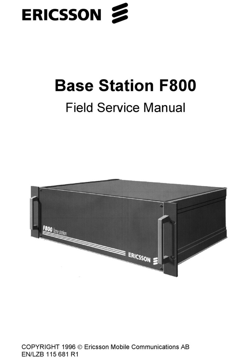 Ericsson Base Station F800 Quick start guide