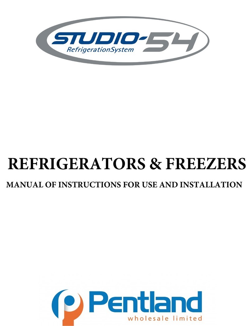 PENTLAND Studio-54 Manual of instructions for use and installation
