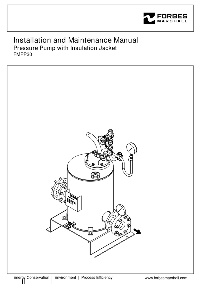 Forbes Marshall FMPP30 Installation and maintenance manual