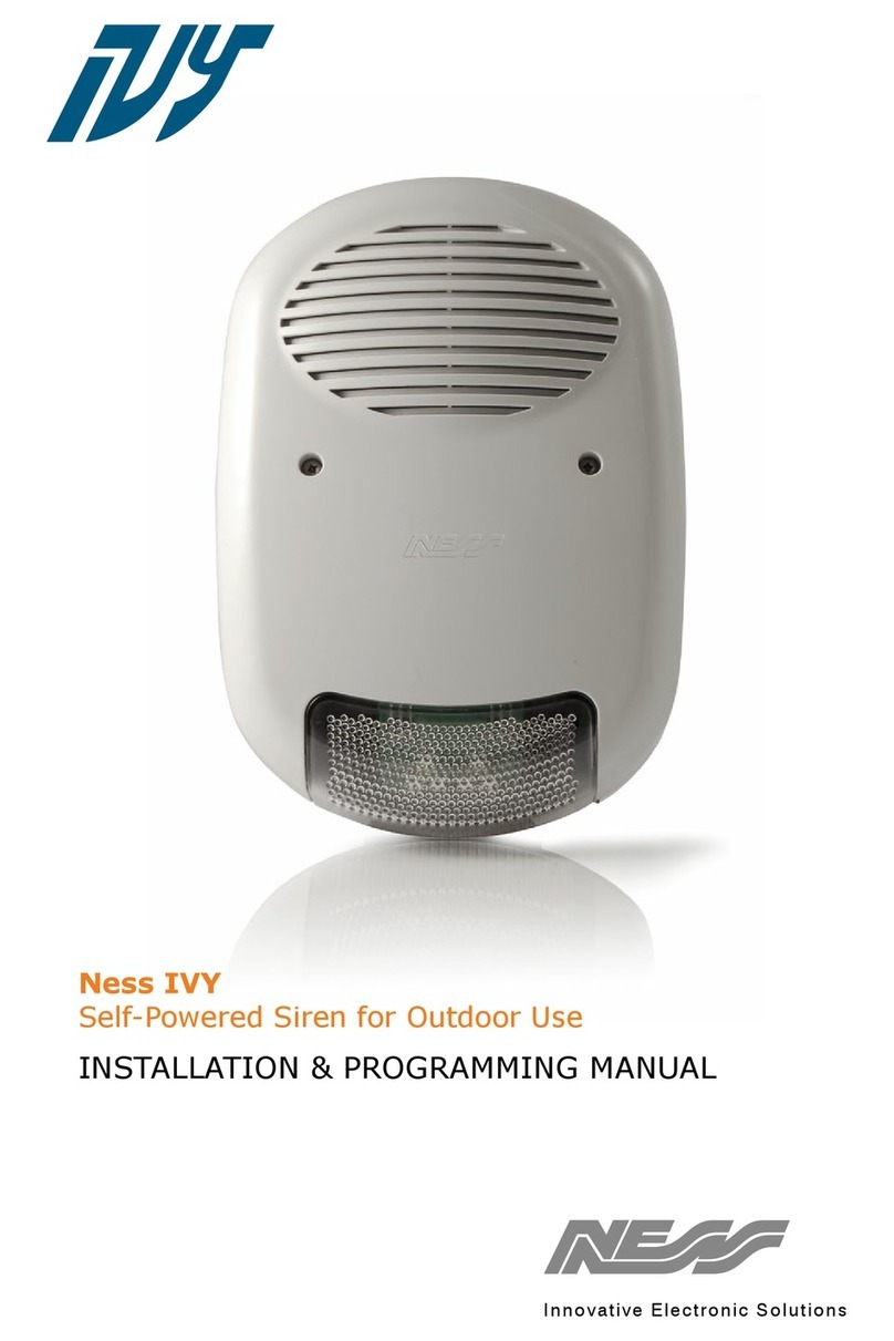 Ness IVY series Installation & programming manual