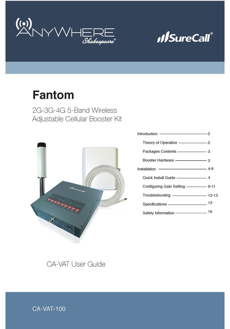 SureCall CA-VAT-100 User manual