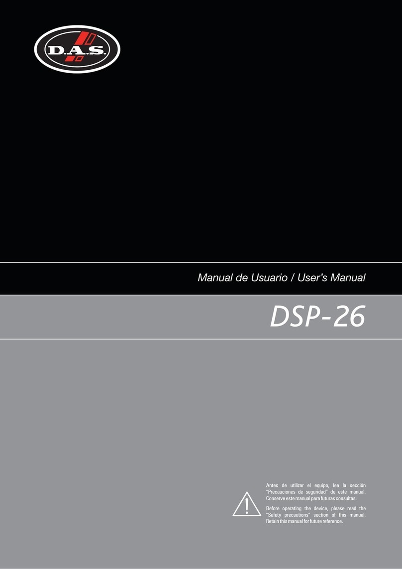 DAS DSP-26 user manual