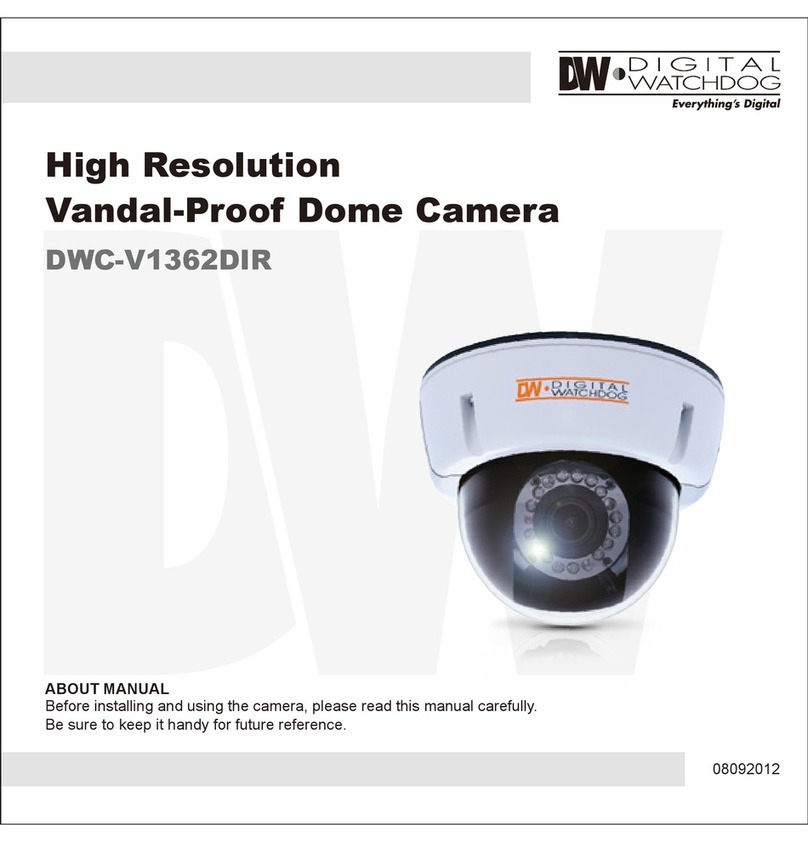 Digital Watchdog DWC-V1362DIR User manual Digital Watchdog DWC-V1362DIR User manual