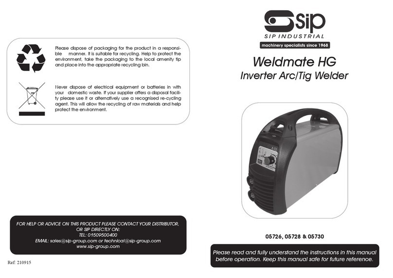 SIP Weldmate HG 05726 User manual