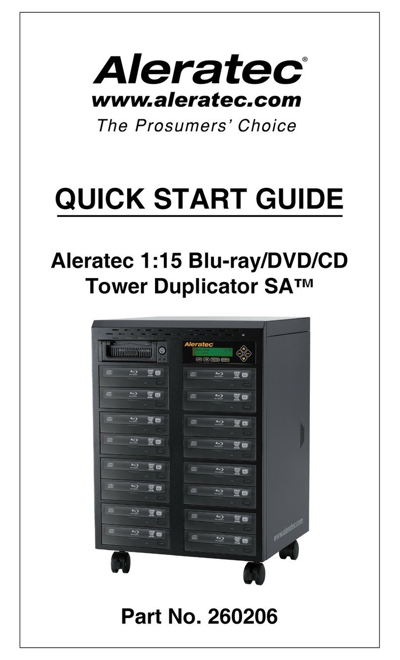 Aleratec 260206 User manual Aleratec 260206 User manual