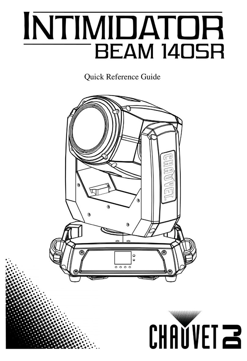 Chauvet Intimidator Hybrid 140SR Quick reference guide