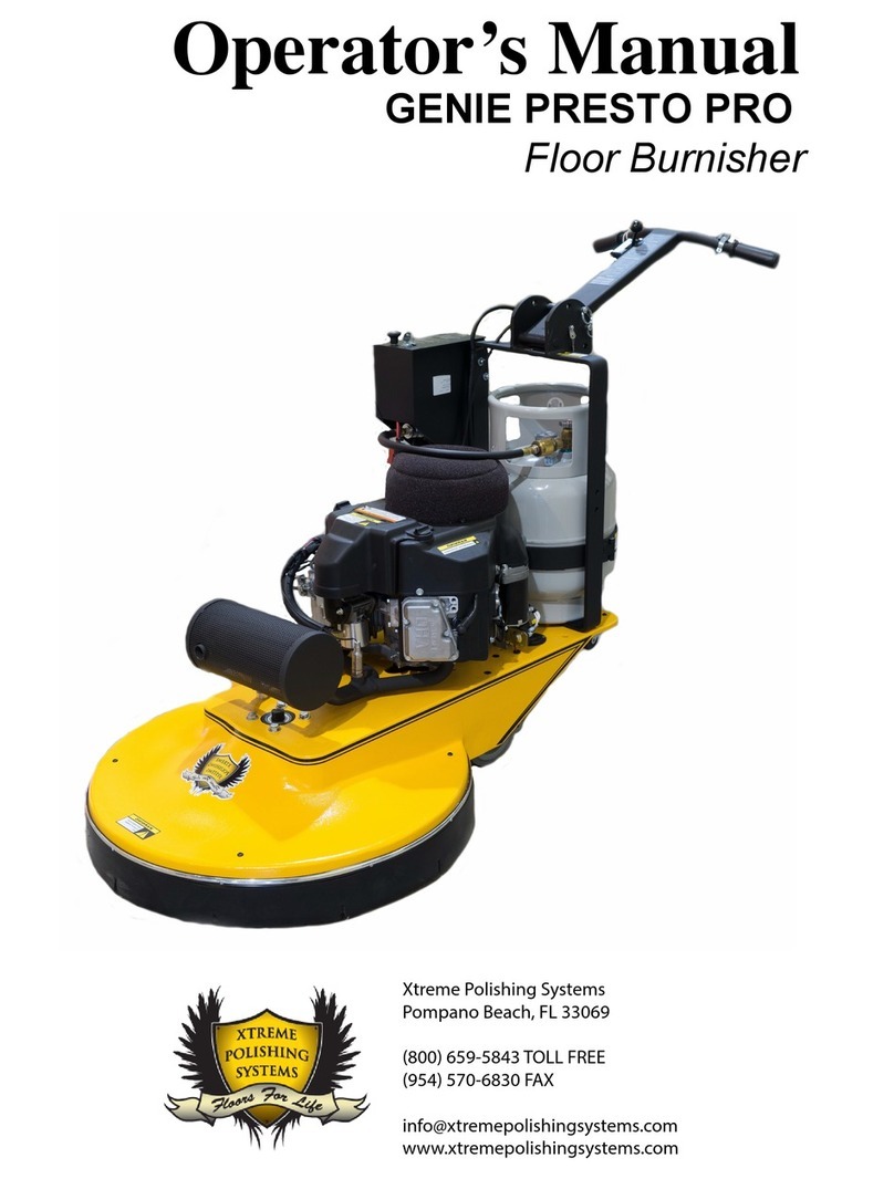 Xtreme Polishing Systems Genie Presto Pro Operator's manual