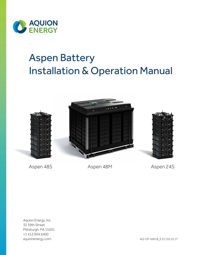 Aquion aspen 48m Installation & operation manual Aquion aspen 48m Installation & operation manual