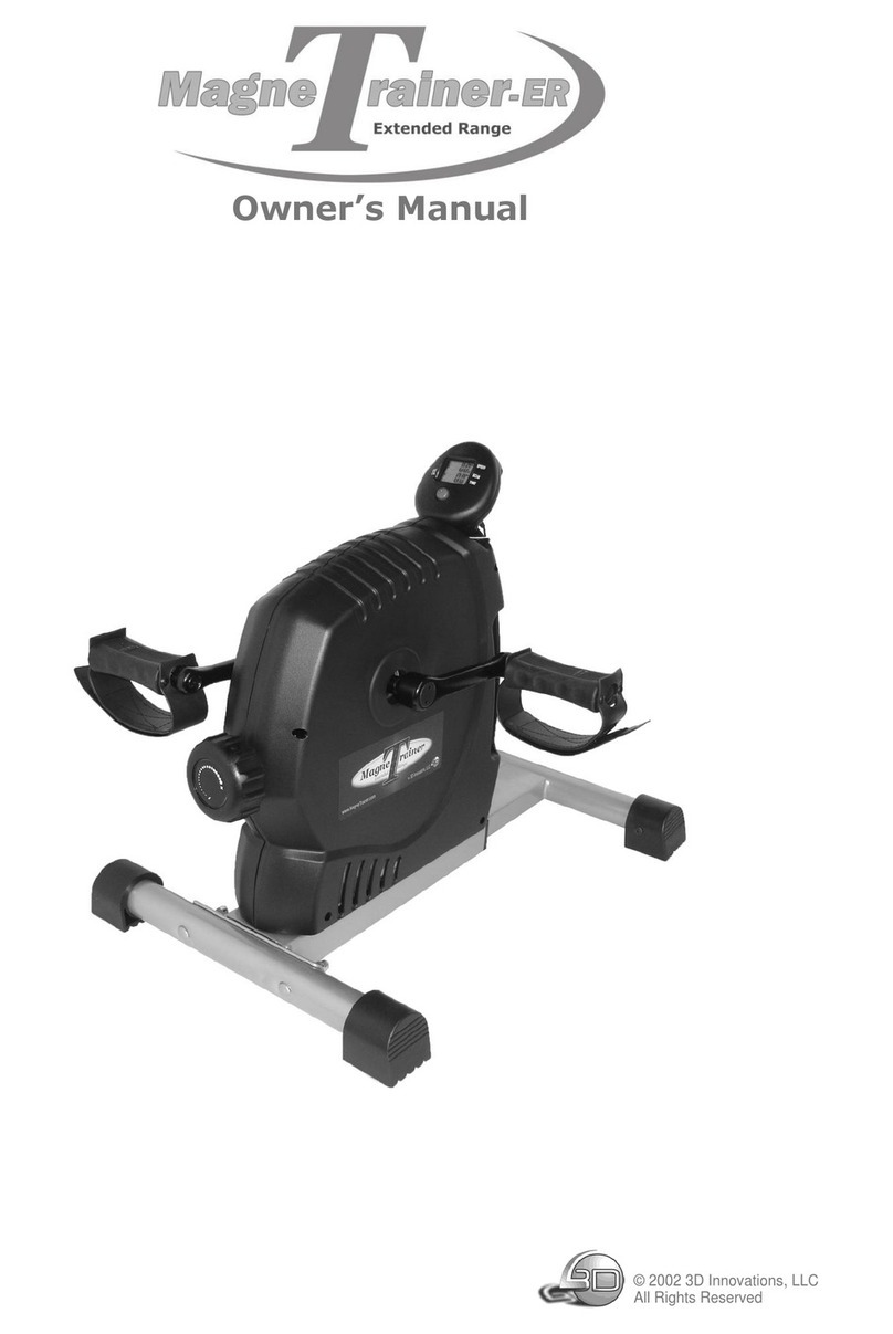 3D innovations magnetraner-er owner's manual