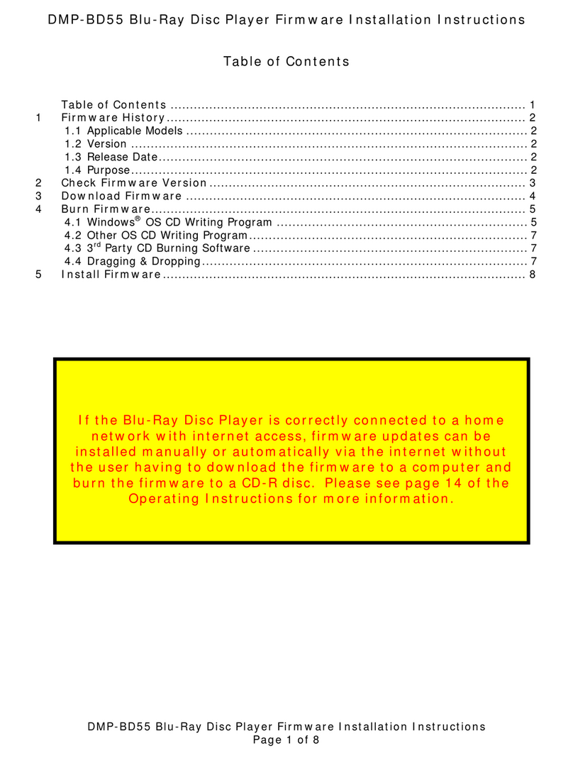 Panasonic DMP-BD55; DMP-BD35 User manual