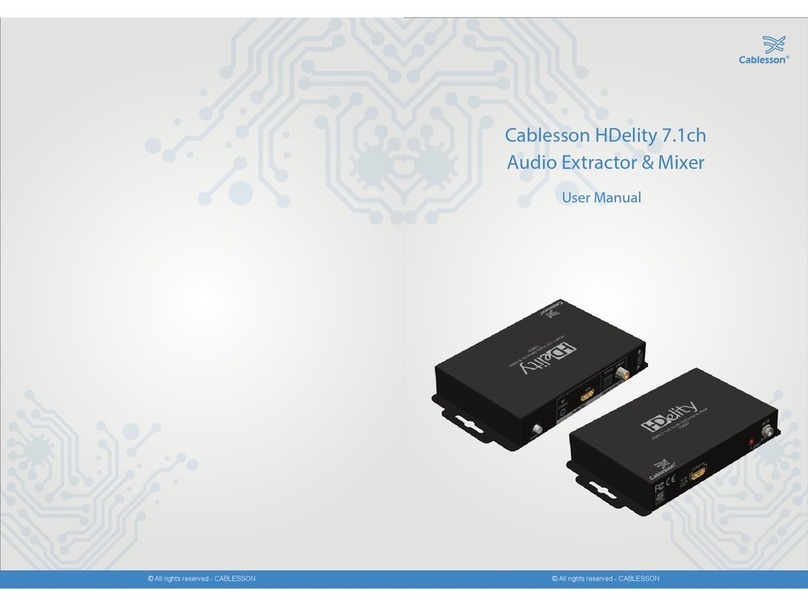 Cablesson HDelity user manual