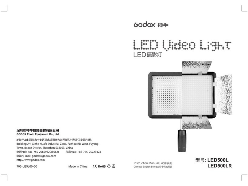 Godox LED500L instruction manual