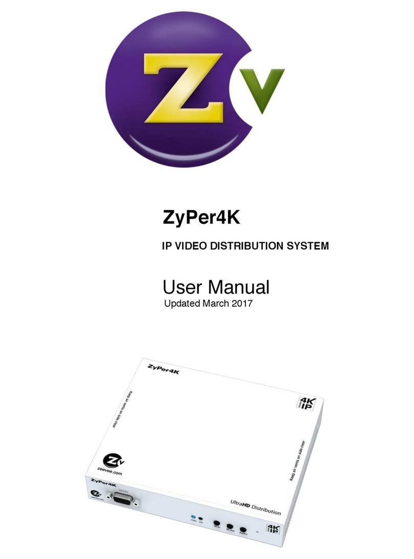 ZeeVee ZyPer4K user manual