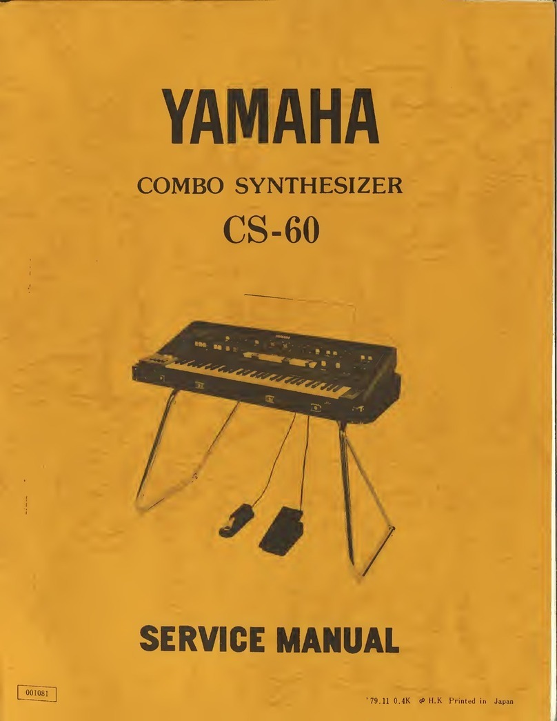 Yamaha CS-60 User manual Yamaha CS-60 User manual