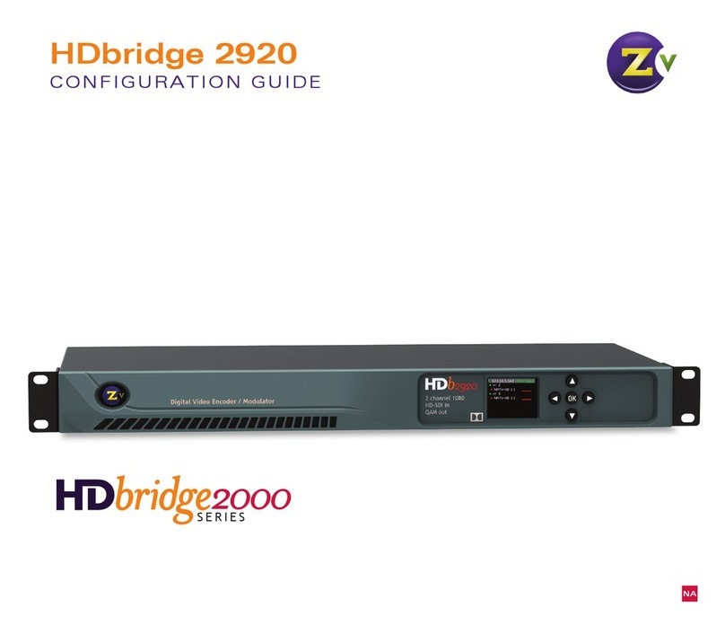 ZeeVee HDbridge 2920 User manual