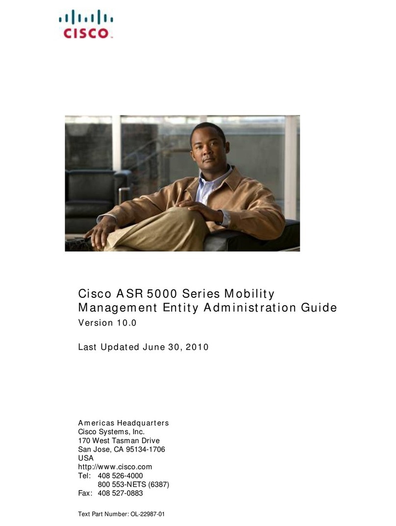 Cisco ASR 5000 Series Instruction Manual