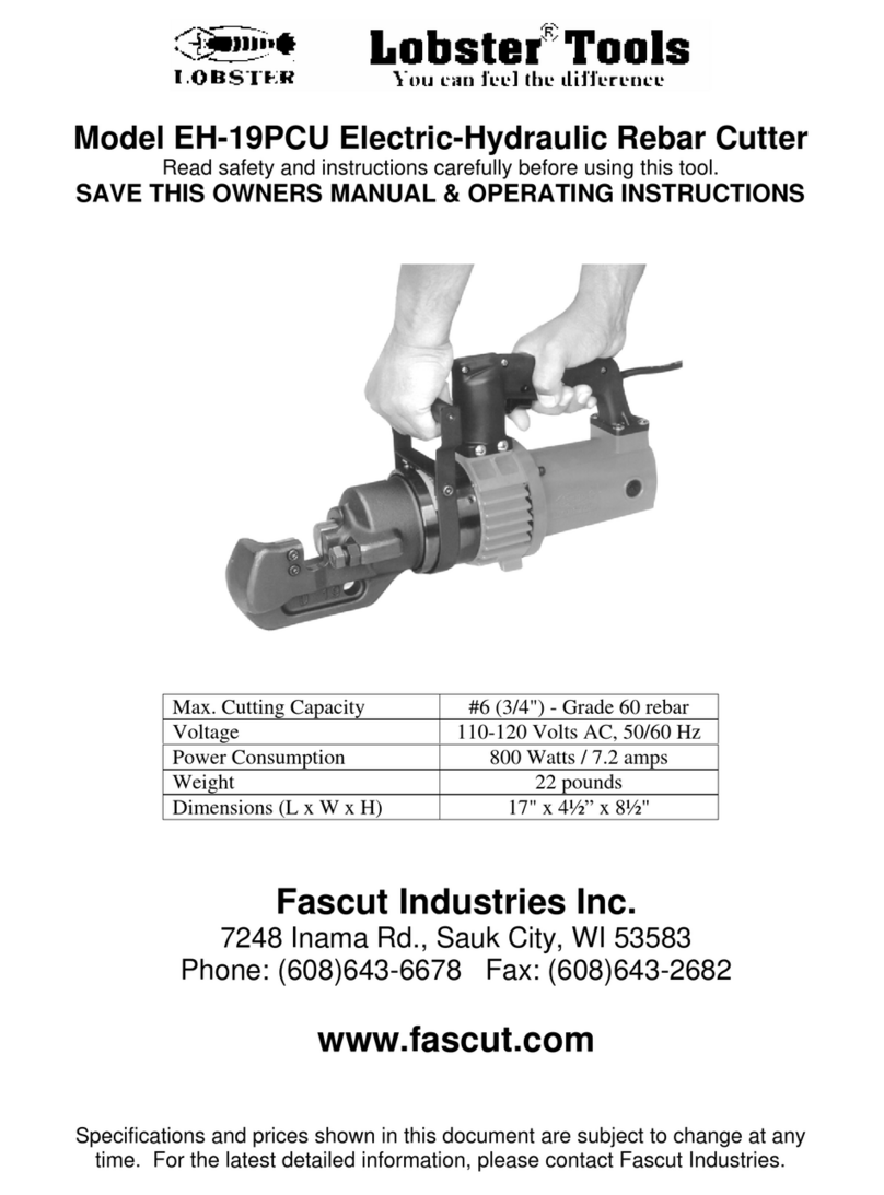 LOBSTER EH-19PCU Owner's manual & operating instructions