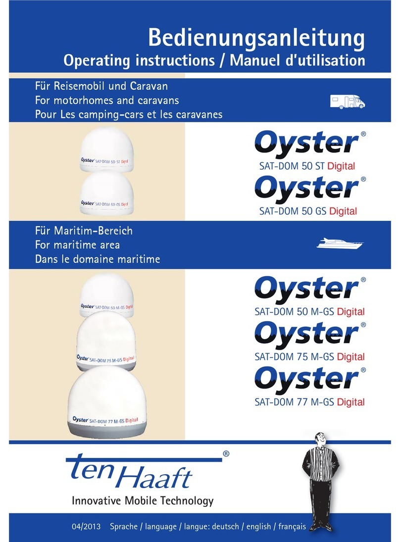 Oyster SAT-DOM 50 ST operating instructions