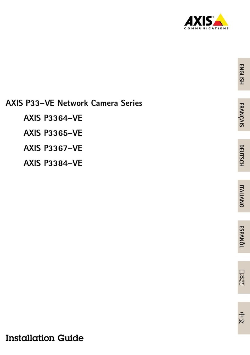 Axis P3364-VE User manual
