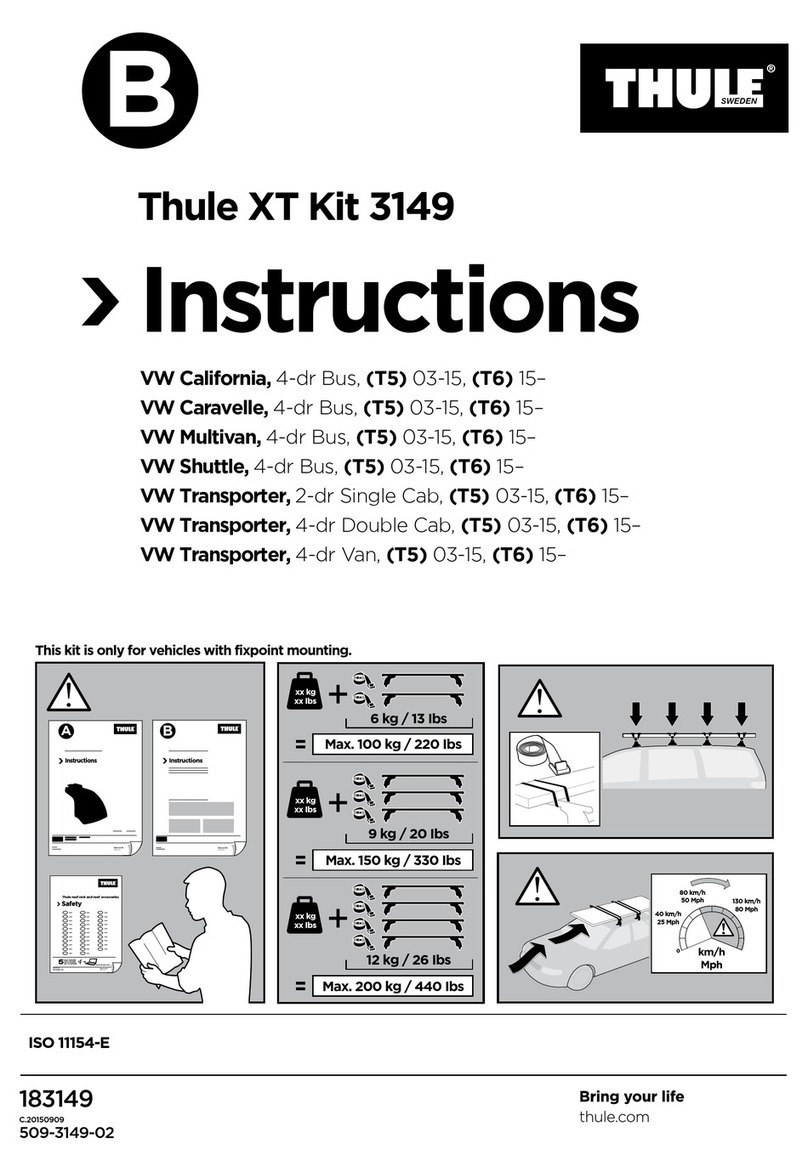 Thule XT Kit 3149 User manual