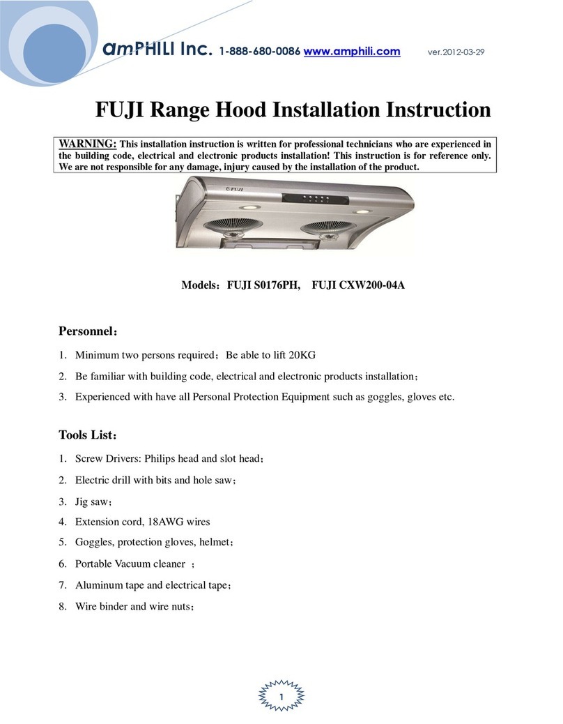 amPHILI FUJI S0176PH Installation instruction