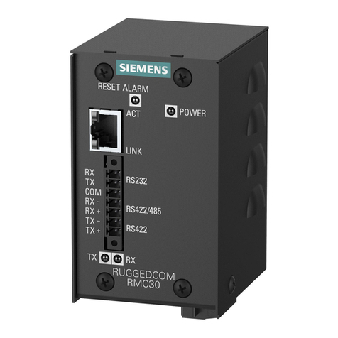 Siemens RUGGEDCOM RMC30 User manual