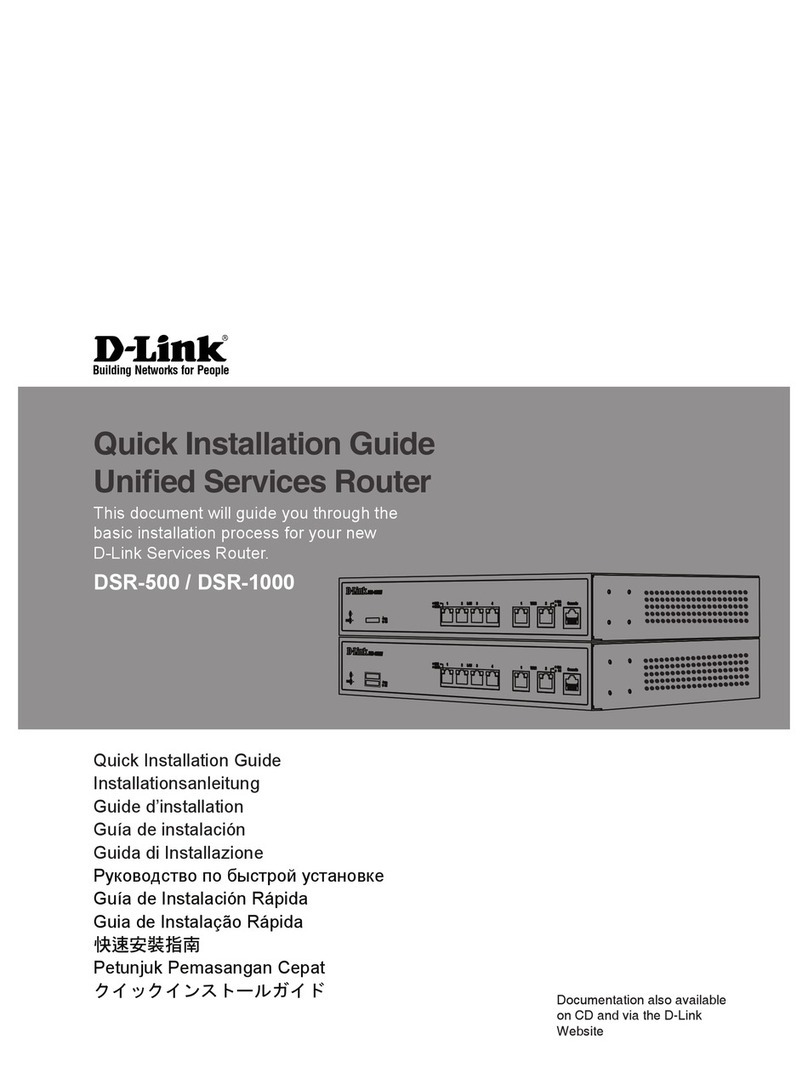 D-Link DSR-500 User manual D-Link DSR-500 User manual