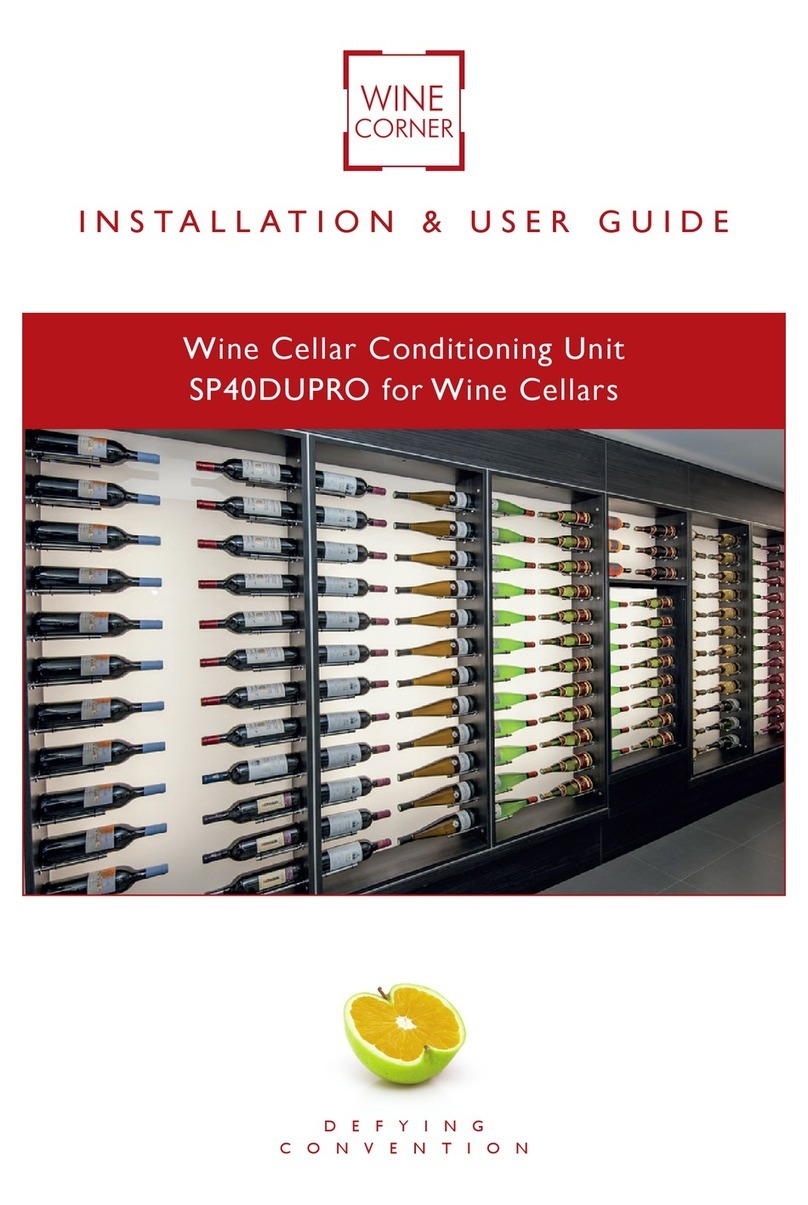Wine Corner SP40DUPRO Operation manual