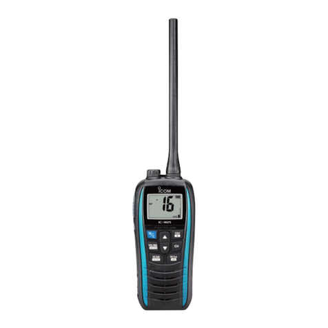 Icom IC-M25 User manual