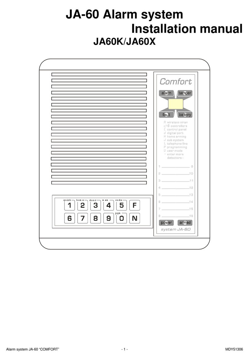 jablotron JA60K installation manual