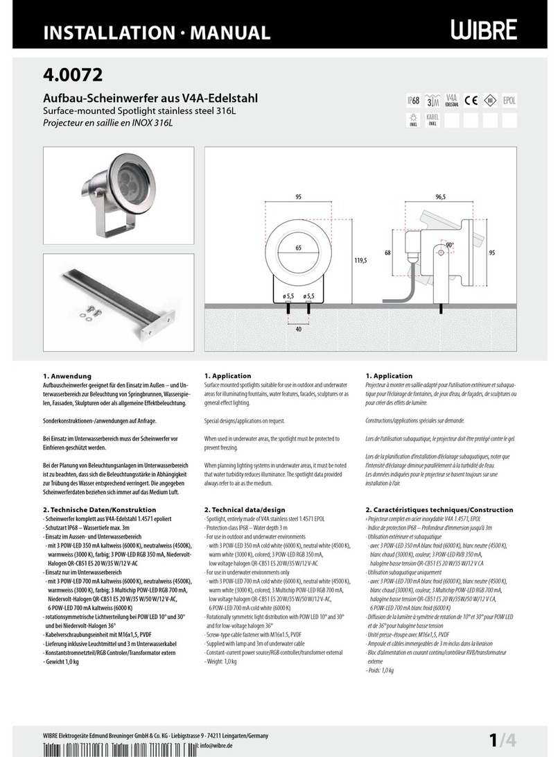 Wibre 4.0072 installation manual