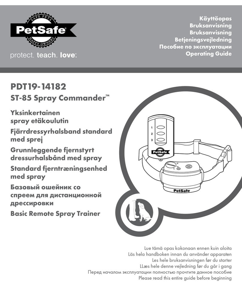 Petsafe ST-85 Spray Commander User manual Petsafe ST-85 Spray Commander User manual