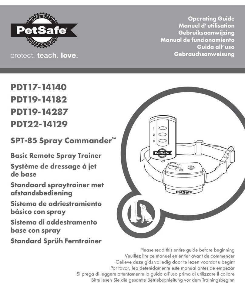 Petsafe SPT-85 Spray Commander User manual Petsafe SPT-85 Spray Commander User manual