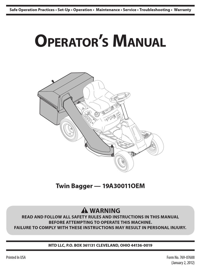 MTD 19A30011OEM User manual