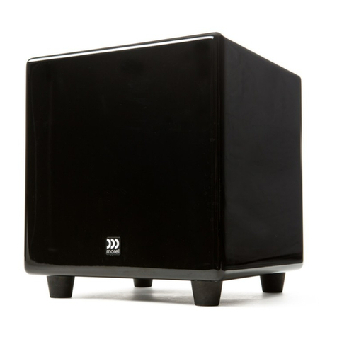 Morel SUB-8X User manual Morel SUB-8X User manual