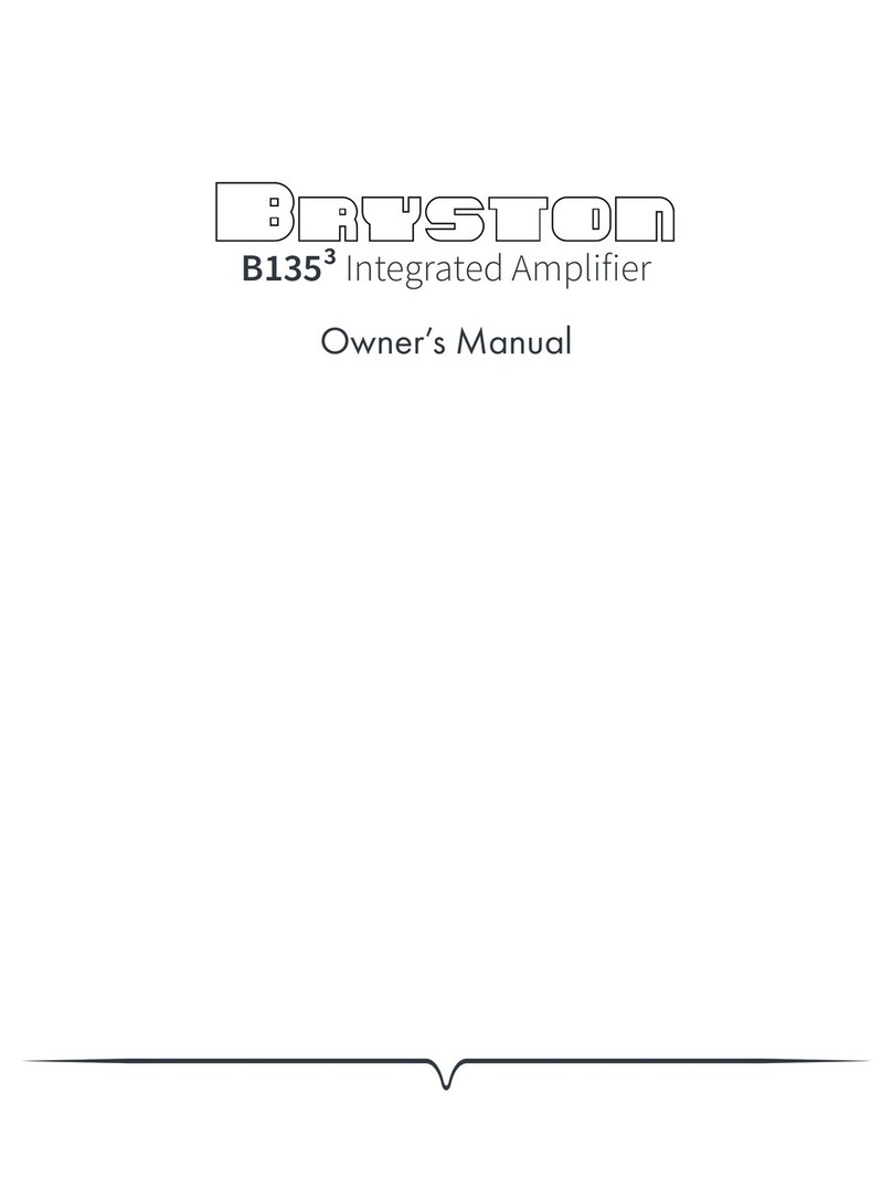 Bryston B1353 User manual