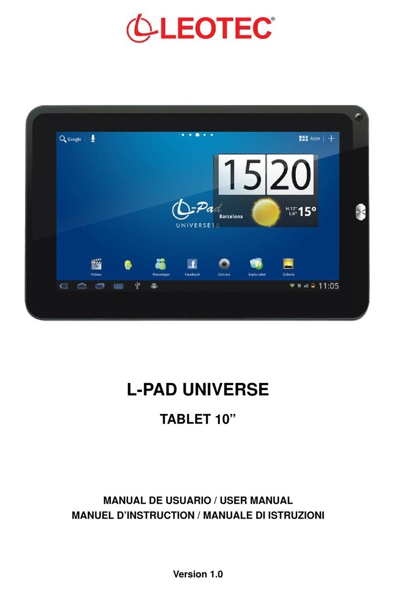 Leotec L-PAD UNIVERSE user manual