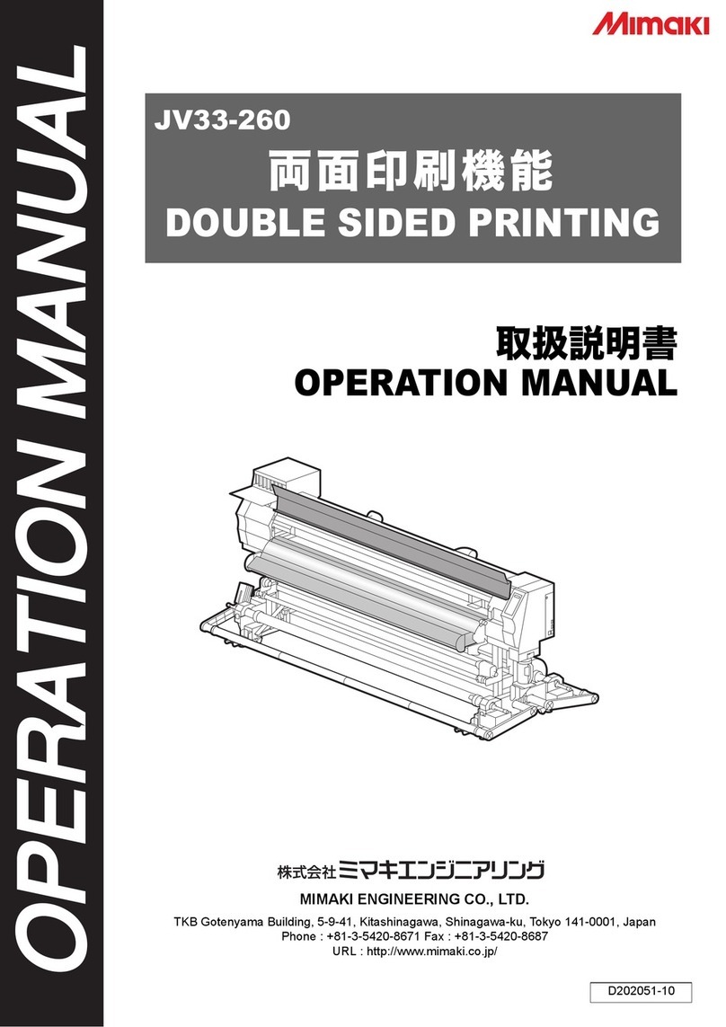 MIMAKI JV33-260 User manual