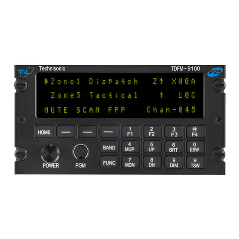 Technisonic Industries Limited TDFM-9100 operating instructions