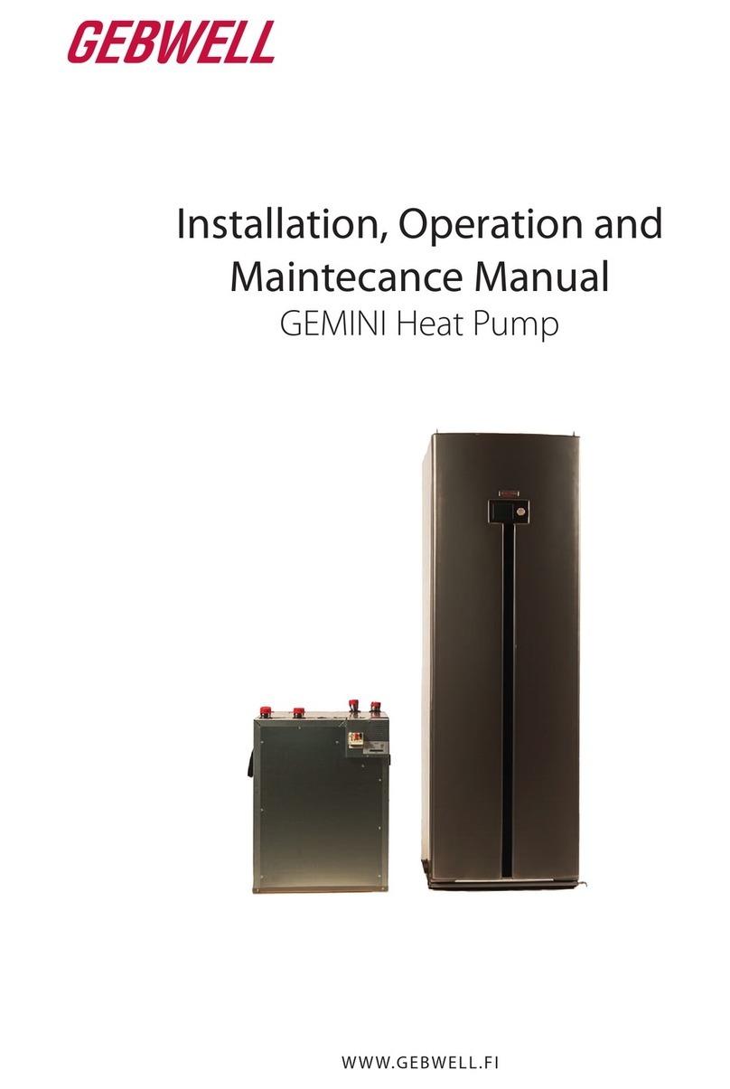Gebwell GEMINI Installation, operation and maintenance manual
