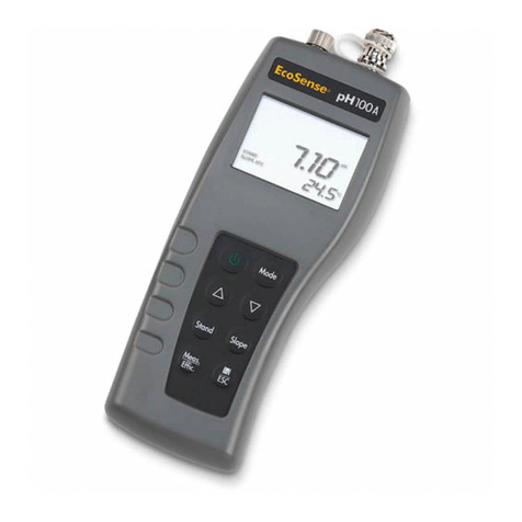 YSI EcoSense pH100A User manual