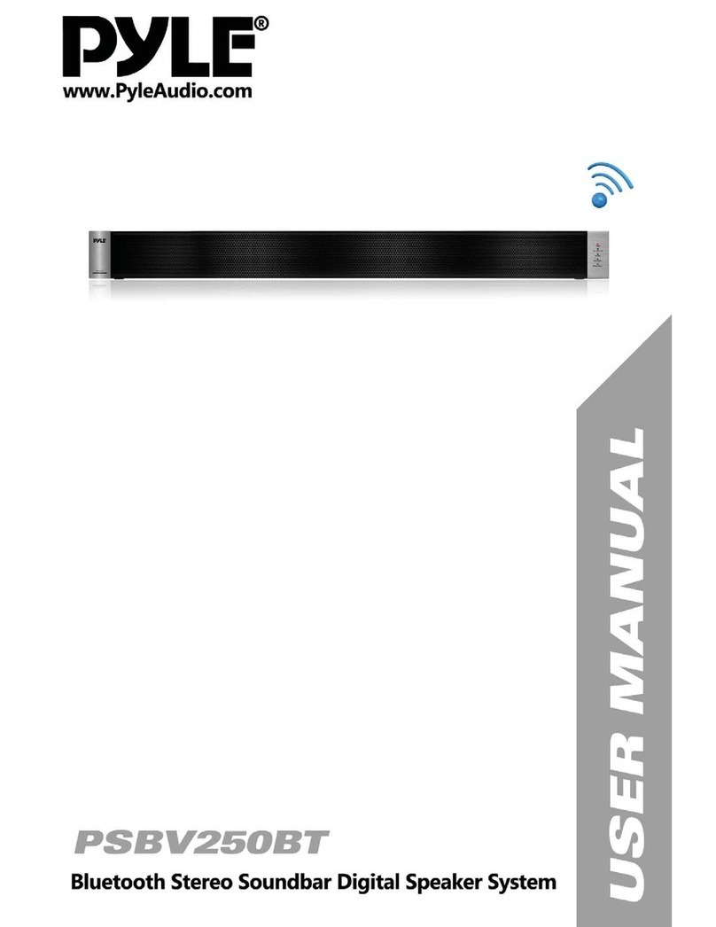 Pyle PSBV250BT User manual