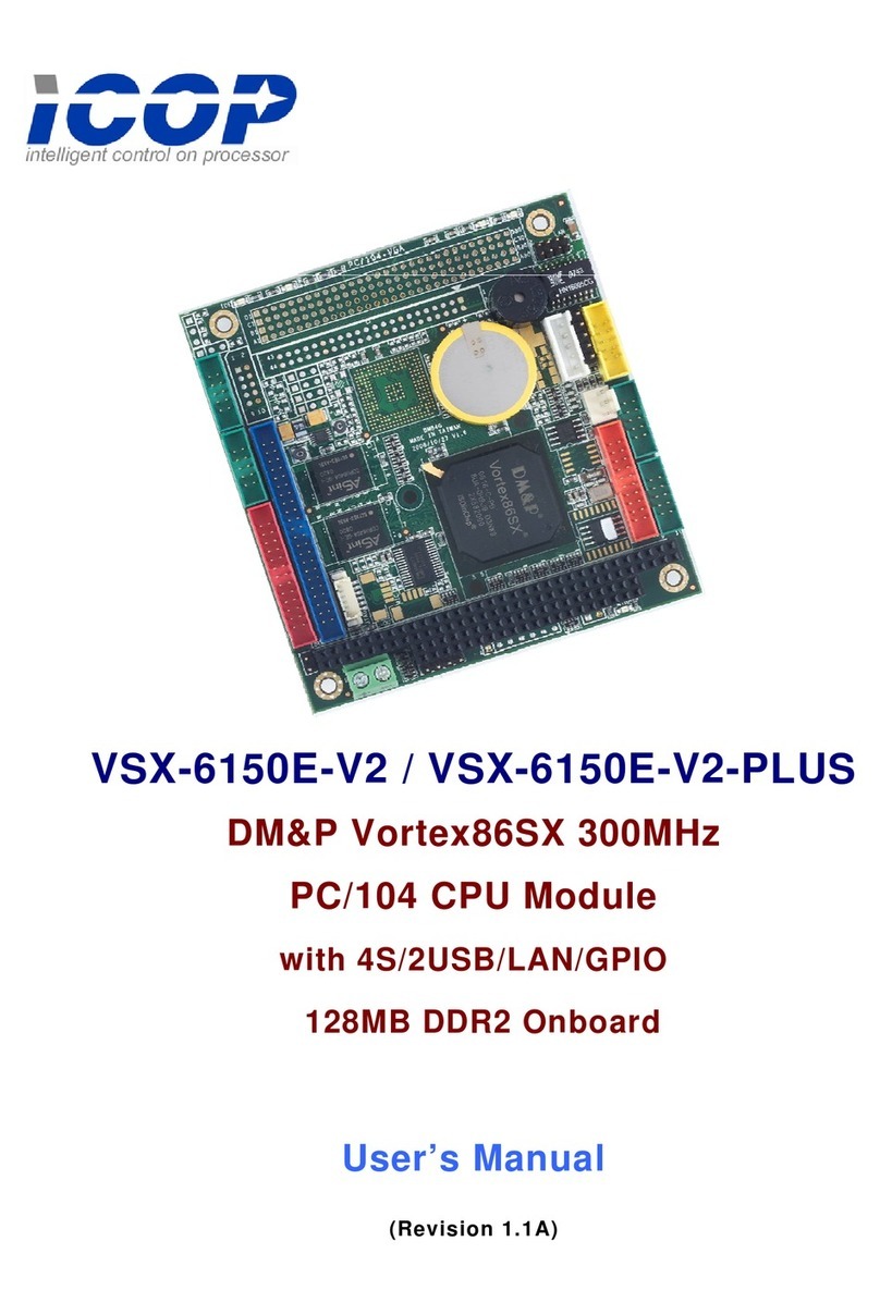 ICOP Technology VSX-6150E-V2 user manual