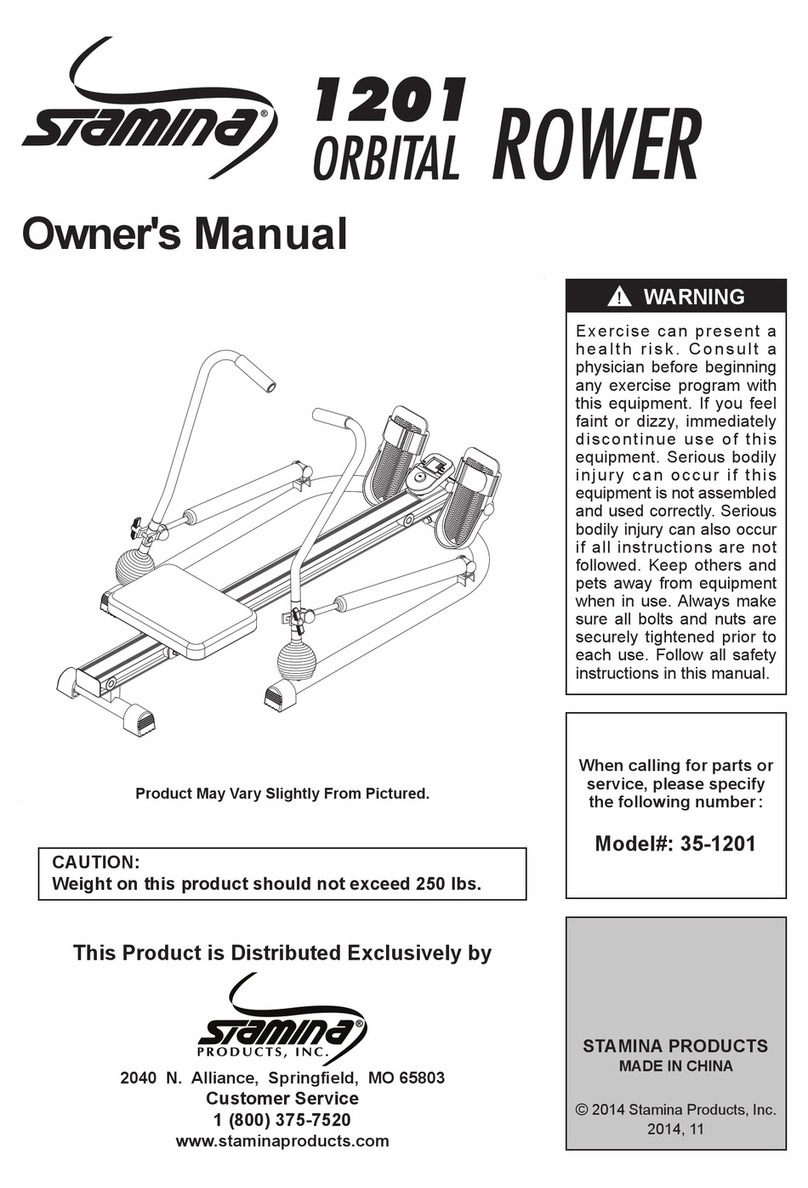 Stamina 1201 User manual