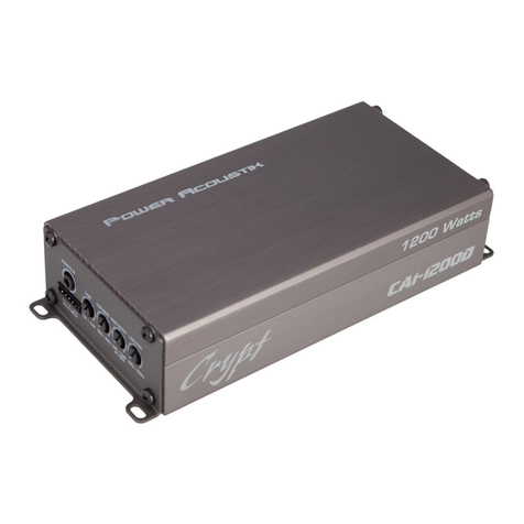 PowerAcoustik CA1-1200D User manual